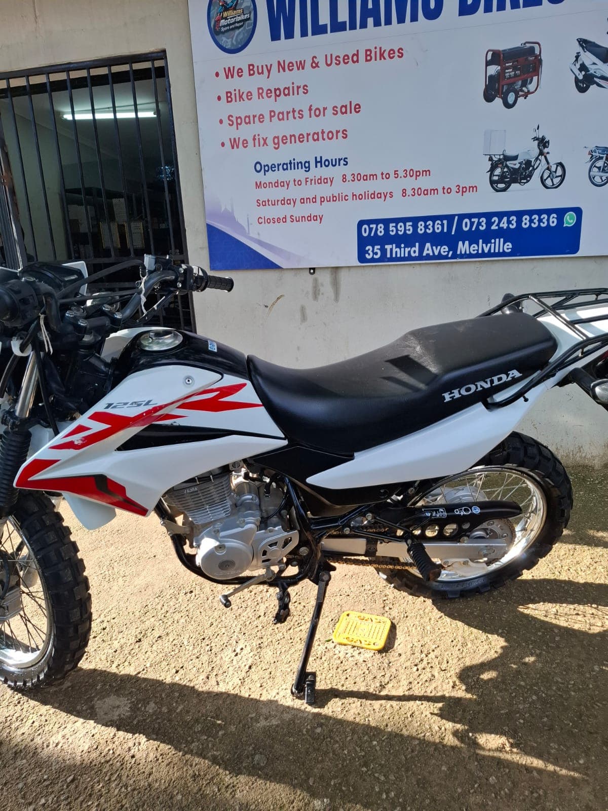 Honda XR125 motorcycle for sale